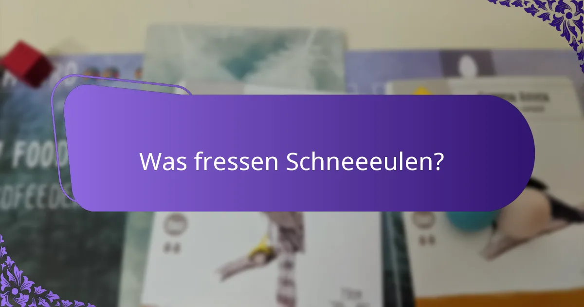 Wo leben Schneeeulen?