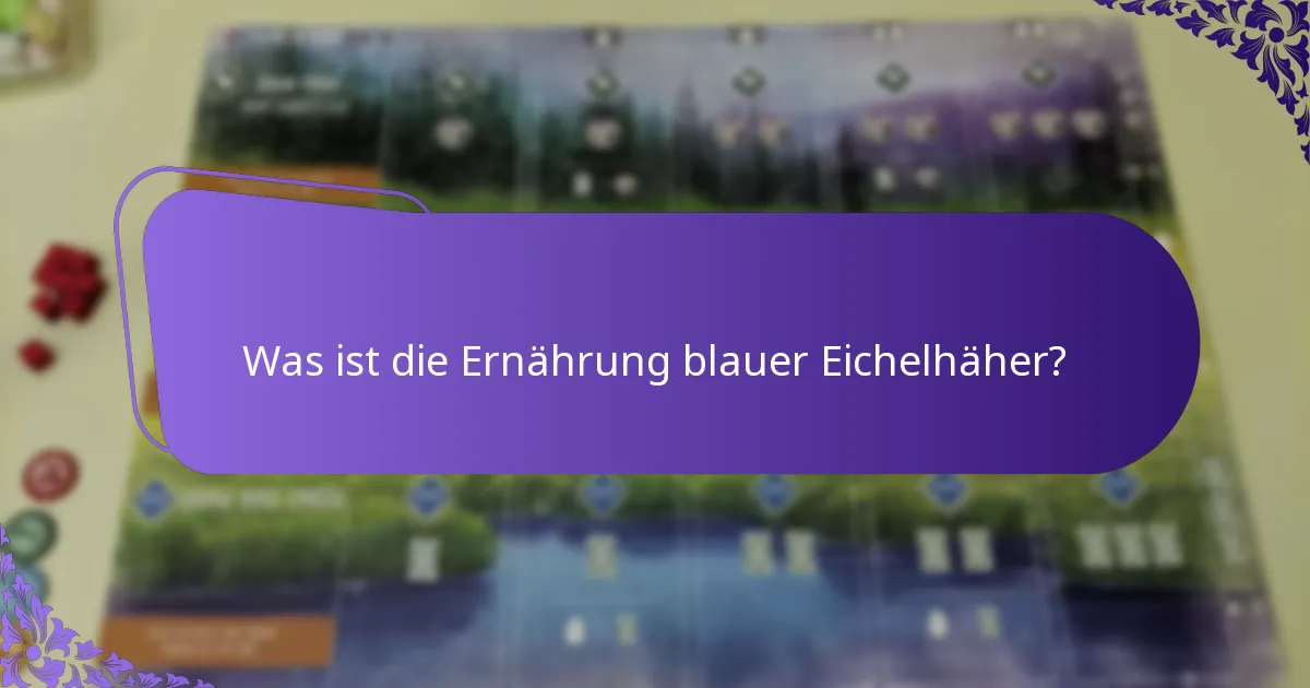 Wo leben blaue Eichelhäher typischerweise?