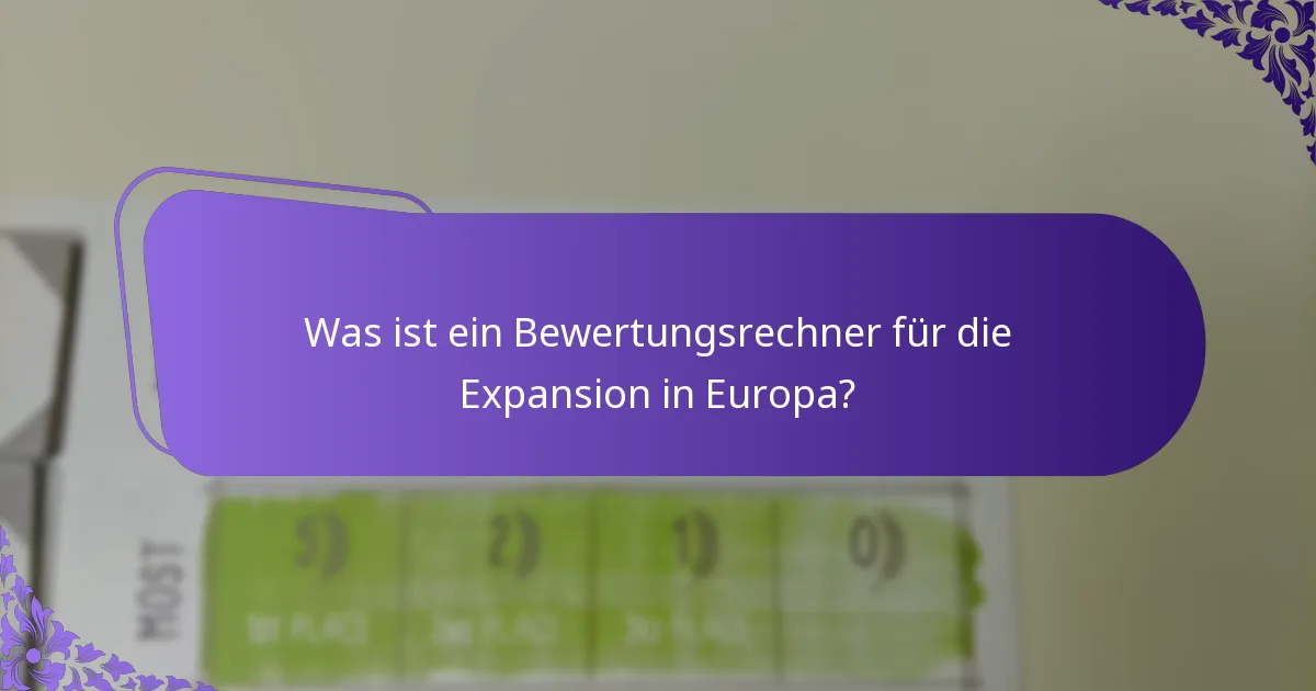 Wie funktioniert der Bewertungsmechanismus?