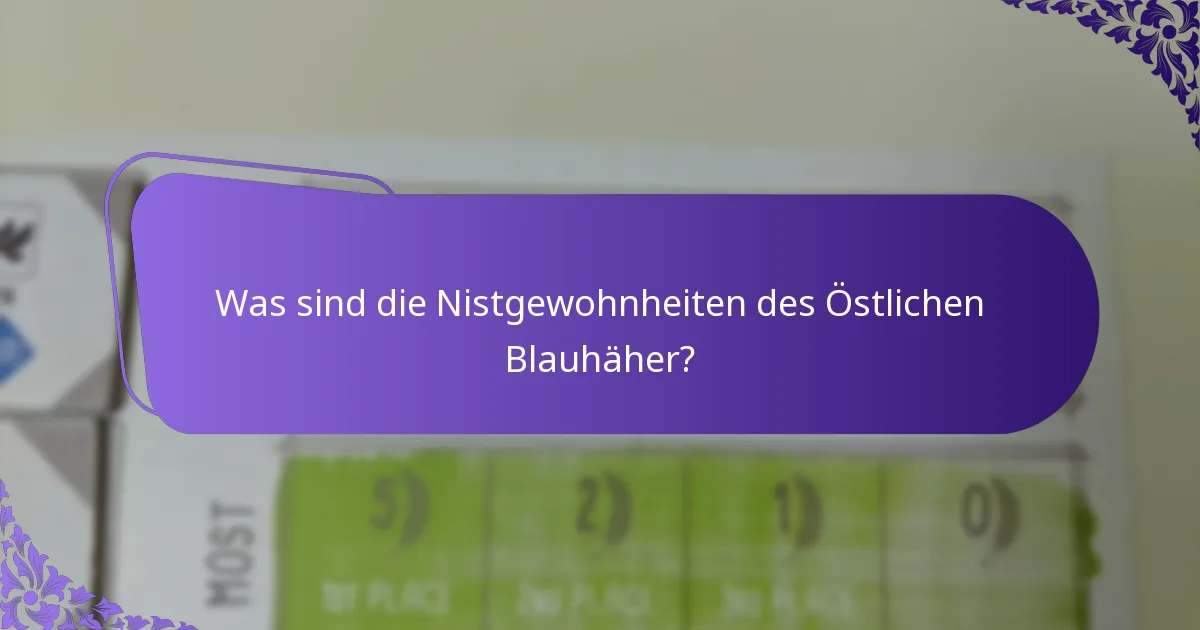 Was frisst der Östliche Blauhäher?