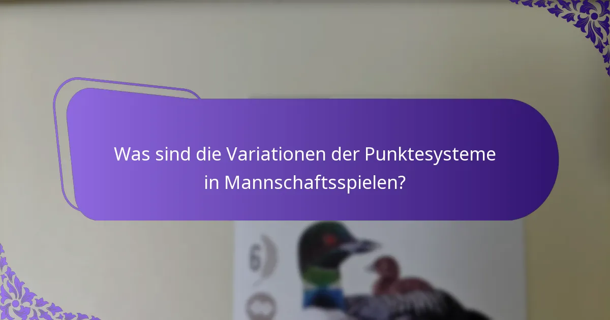 Welche Strategien optimieren die Punktevergabe im Teamspiel?