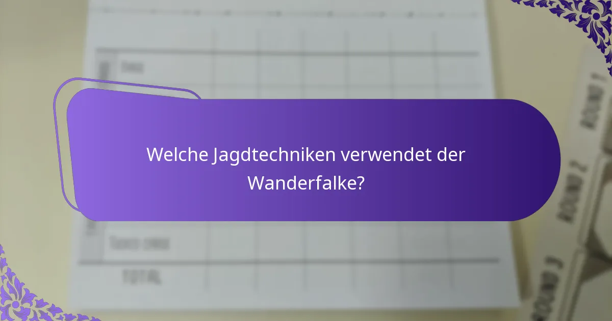 Wo lebt der Wanderfalke?