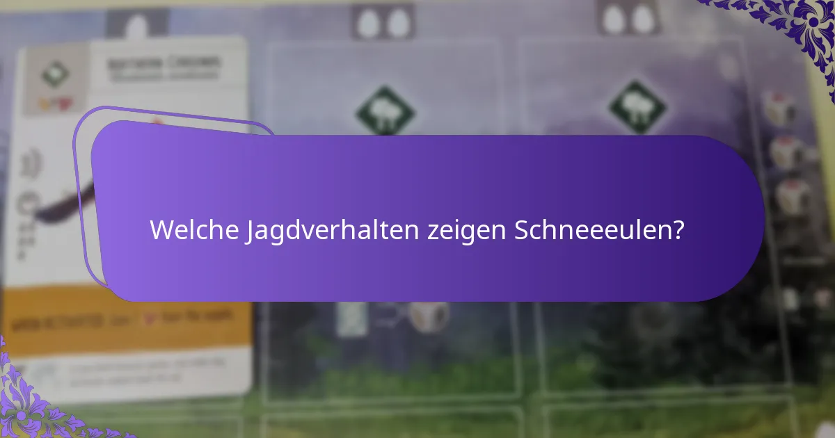 Was fressen Schneeeulen?
