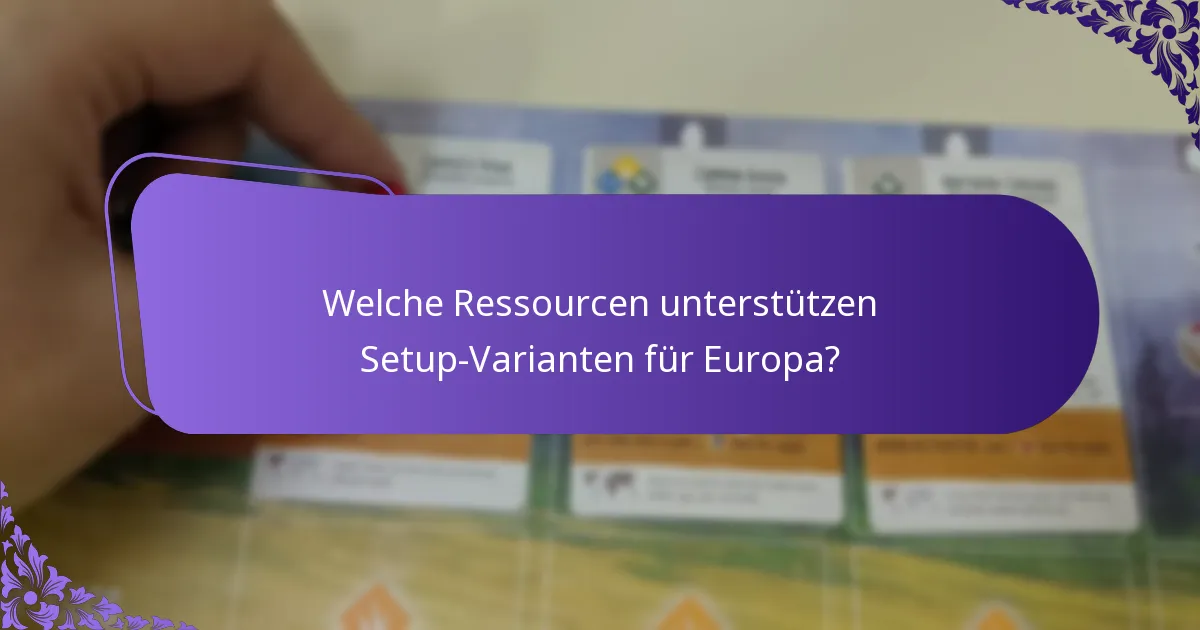 Wie unterscheiden sich die Strategien für europäisches Gameplay?