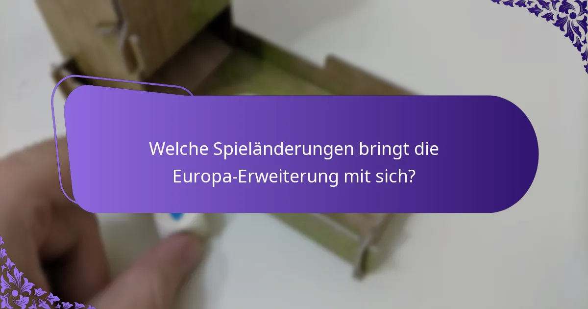 Wie vergleicht sich die Europa-Erweiterung mit anderen Erweiterungen?