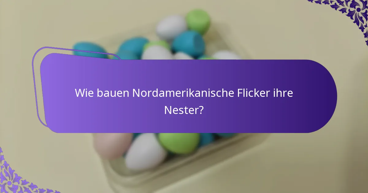 Welche Herausforderungen stehen Nordamerikanischen Flickern in ihren Lebensräumen gegenüber?