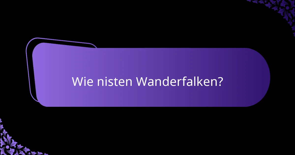 Wie ist der Erhaltungsstatus der Wanderfalken?