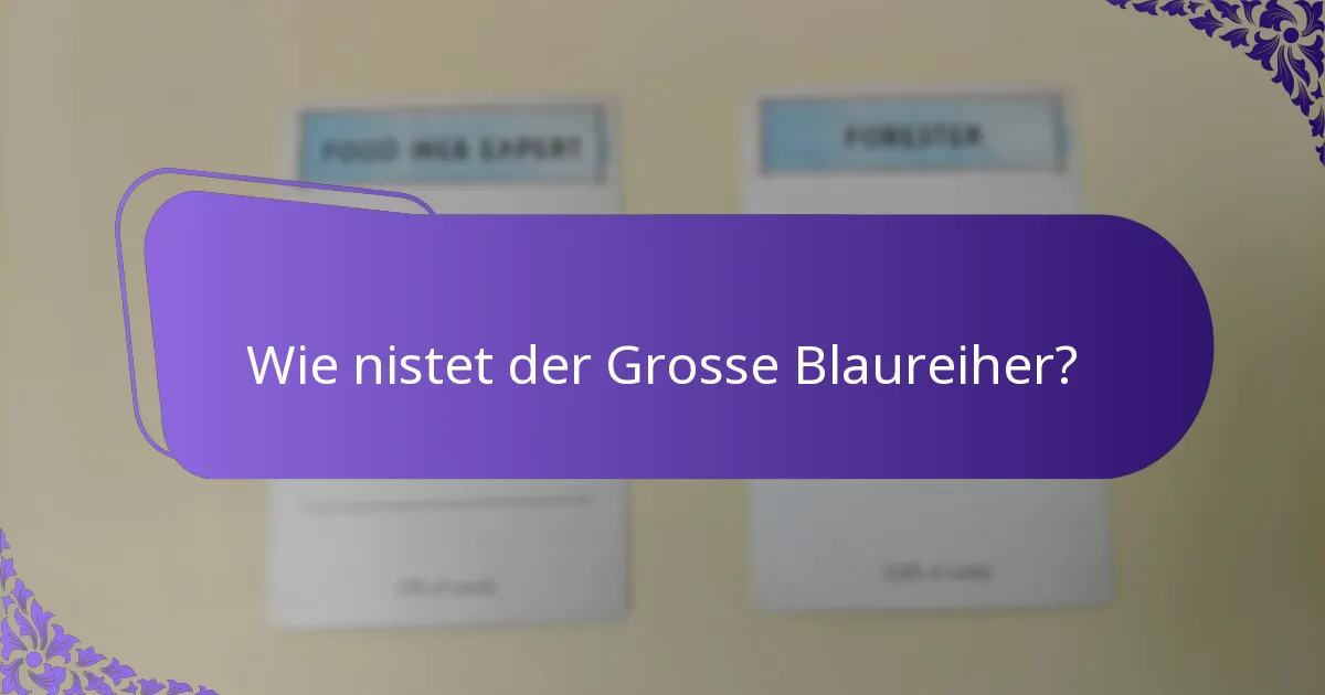 Welche Naturschutzprobleme gibt es für den Grossen Blaureiher?