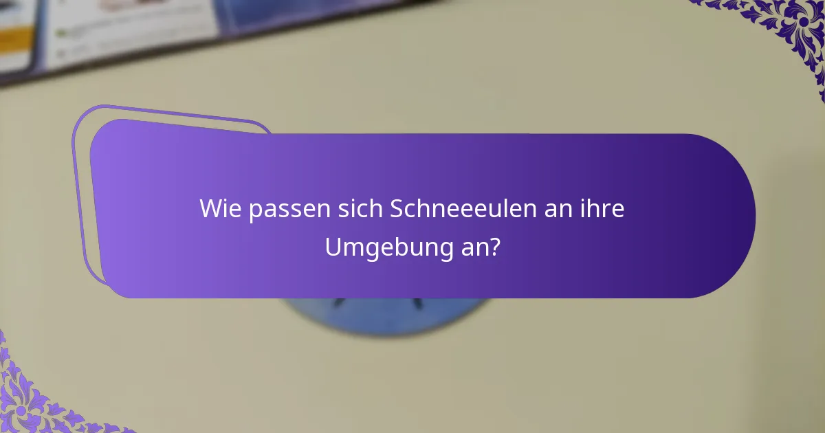 Wie ist der Erhaltungsstatus der Schneeeulen?
